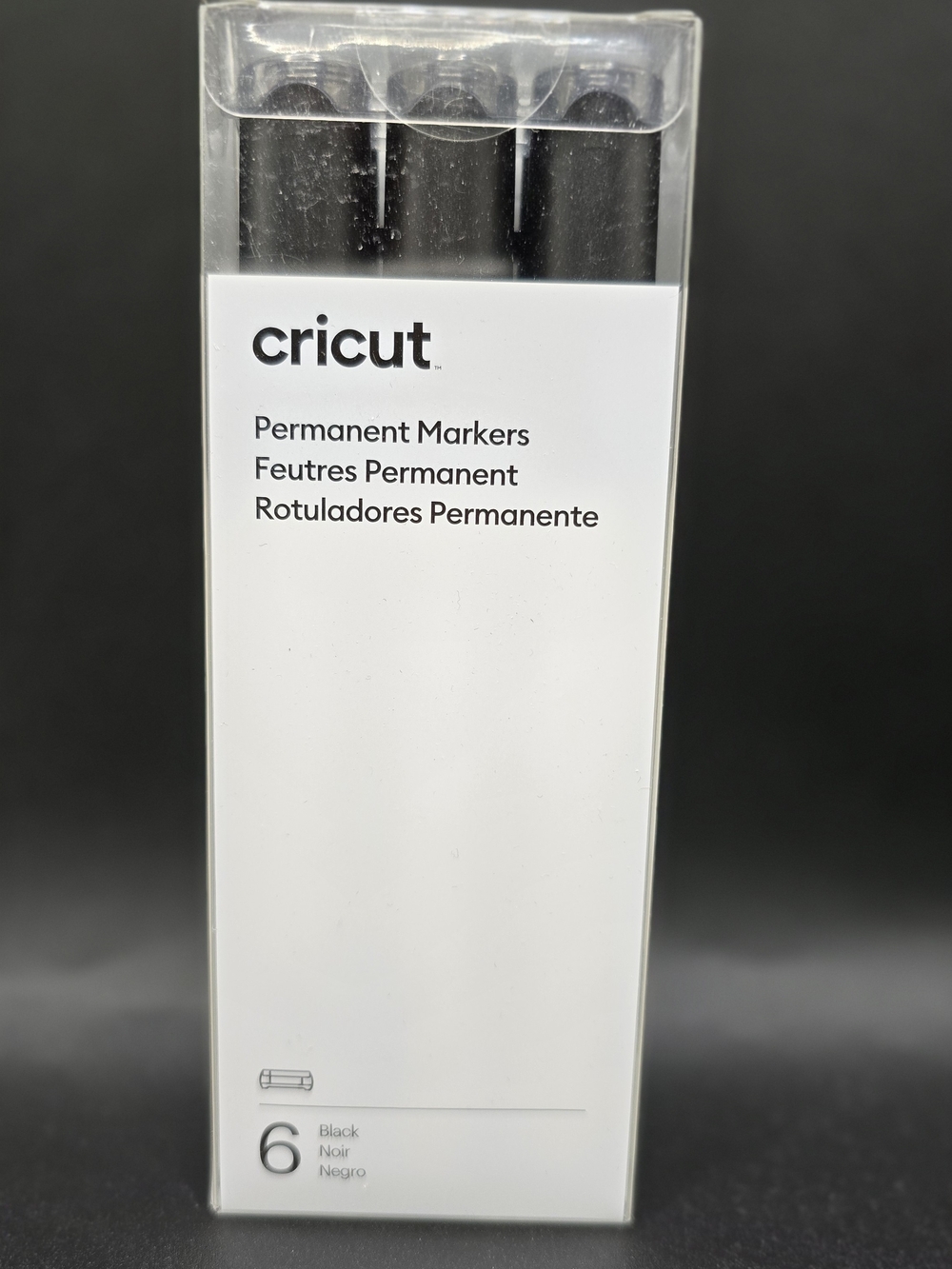 Cricut Permanent Markers - Black Set of 6